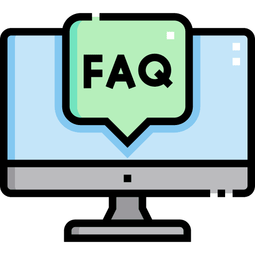 Faq question computer communications icon Faq question computer communications icon