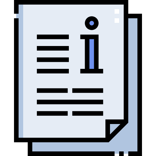 Information document info details icon Information document info details icon