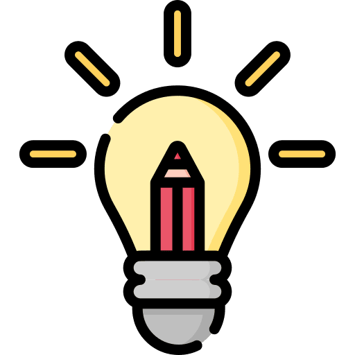 Creative idea thinking pencil creative idea icon Creative idea thinking pencil creative idea icon