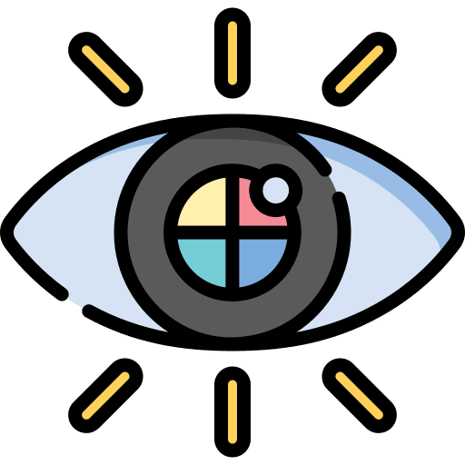 Vision color selection visualize focus icon Vision color selection visualize focus icon