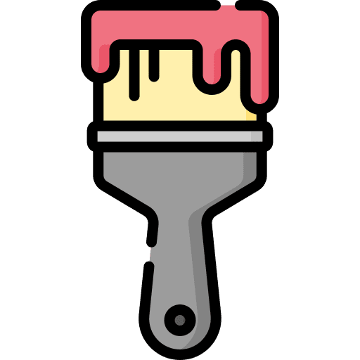 Paint brush tools and utensils paint brush artist icon Paint brush tools and utensils paint brush artist icon
