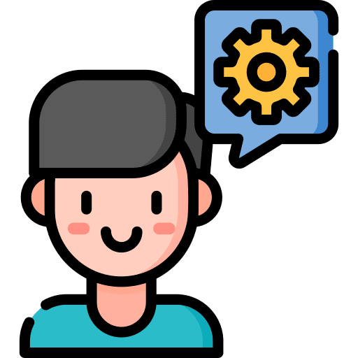 Thinking user thinking boy icon Thinking user thinking boy icon
