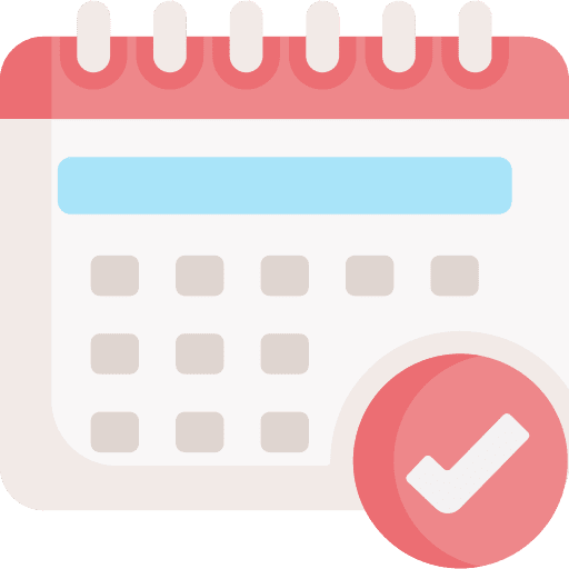 Calendar schedule time and date event icon