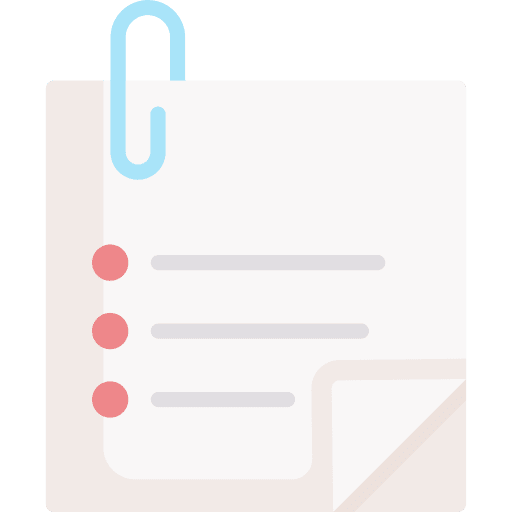 Memo reminder stationery attach icon Memo reminder stationery attach icon