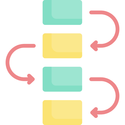 Workflow workflow diagram project plan icon