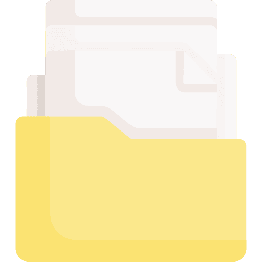 Folder document files and folders data storage icon Folder document files and folders data storage icon