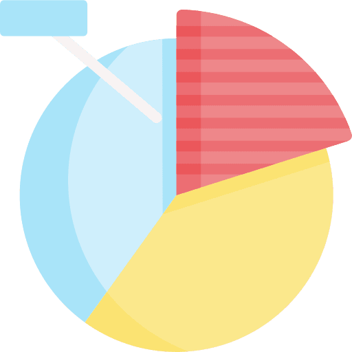 Pie chart graphical report usage graphic icon Pie chart graphical report usage graphic icon