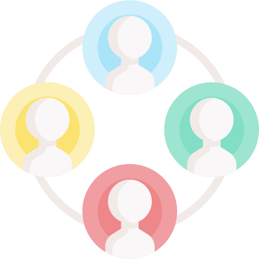 Team team connected connection icon Team team connected connection icon