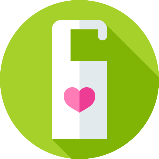 Door knob sign heart signaling sign icon Door knob sign heart signaling sign icon