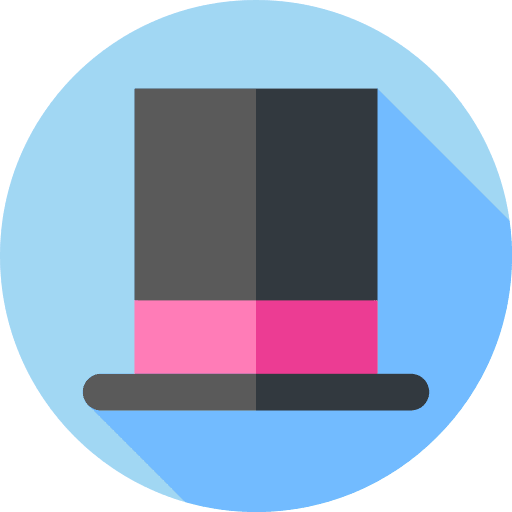 Top hat elegant masculine top hat icon Top hat elegant masculine top hat icon