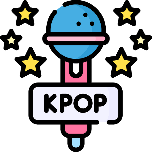 Kpop pop music and multimedia cultures icon