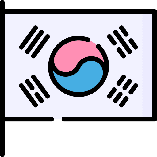 South korea south korea flags country icon South korea south korea flags country icon
