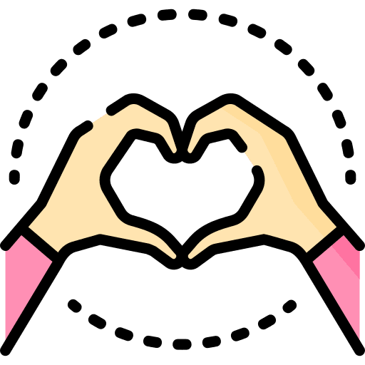 Heart charity give give love icon Heart charity give give love icon