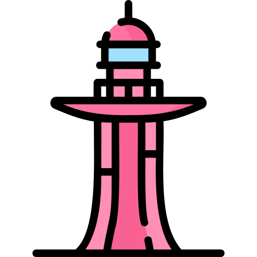 Lighthouse architecture and city south korea building icon Lighthouse architecture and city south korea building icon