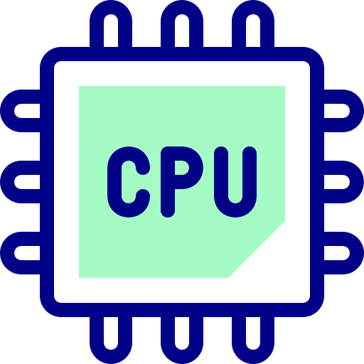 Processor cpu processor technology icon