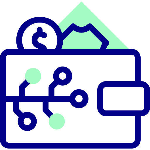 Digital wallet online payment digital wallet business and finance icon Digital wallet online payment digital wallet business and finance icon