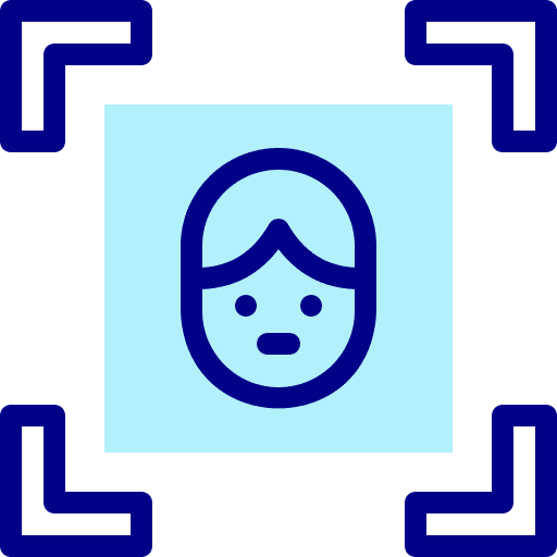 Face scanner security face scan face id icon Face scanner security face scan face id icon
