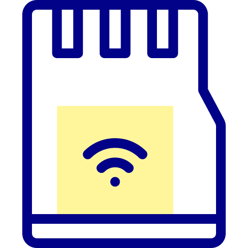 Memory card sd card wifi electronics icon Memory card sd card wifi electronics icon