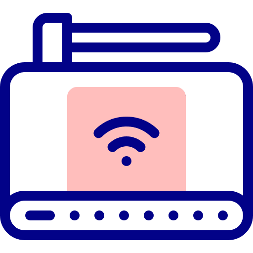 Router signal modem wifi icon Router signal modem wifi icon