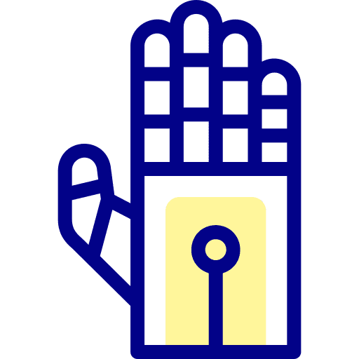 Wired gloves gaming virtual reality wired gloves icon Wired gloves gaming virtual reality wired gloves icon
