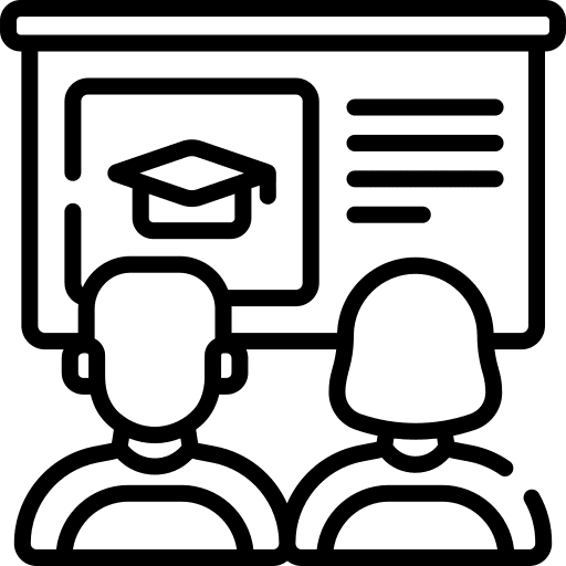 Learning presentation learning explain icon Learning presentation learning explain icon