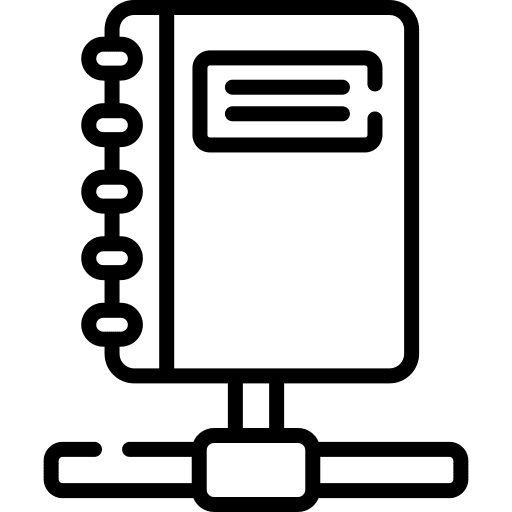Database elearning database study icon Database elearning database study icon