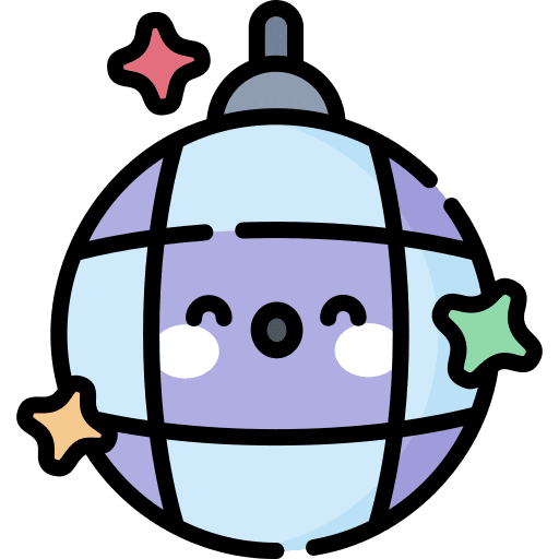 Disco ball retro celebration mirror ball icon Disco ball retro celebration mirror ball icon