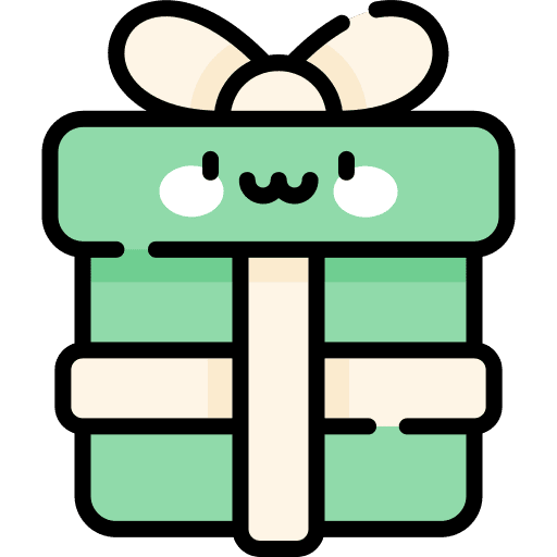 Gift box surprise present box icon