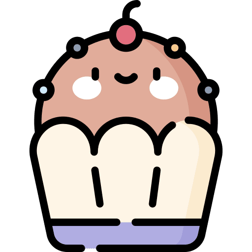 Cupcake bakery food and restaurant cupcake icon Cupcake bakery food and restaurant cupcake icon