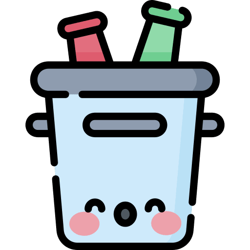 Ice bucket beer bottle food and restaurant ice bucket icon Ice bucket beer bottle food and restaurant ice bucket icon