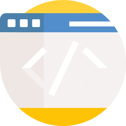 Code web program seo and web icon