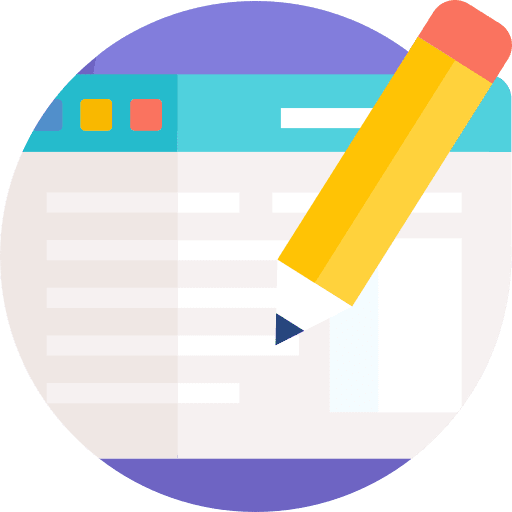 Copywriting promotion post copywriting icon
