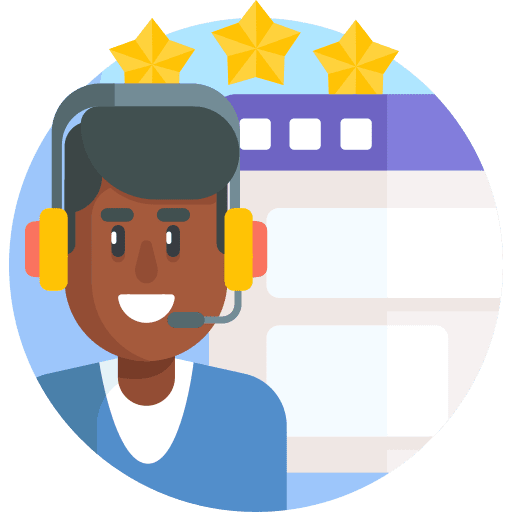 Review client customer satisfaction business and finance icon Review client customer satisfaction business and finance icon