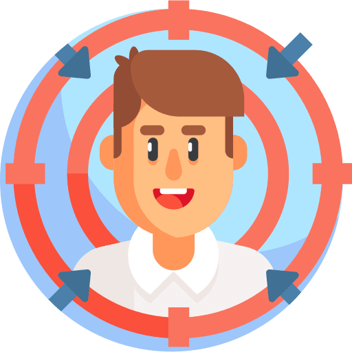 Target audience seo and web target icon Target audience seo and web target icon