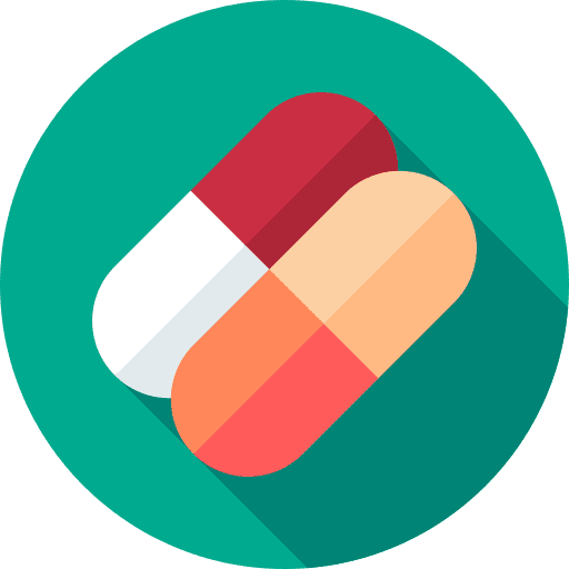 Capsules healthcare and medical pills medication icon