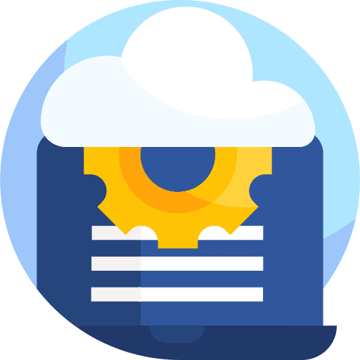 Cloud computing laptop screen cloud storage icon Cloud computing laptop screen cloud storage icon