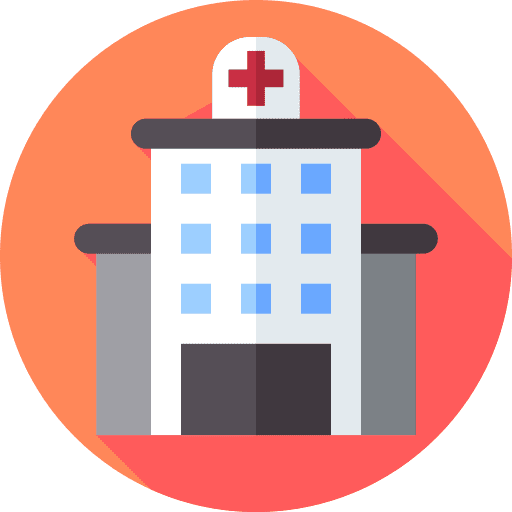 Hospital medical hospital healthcare and medical icon