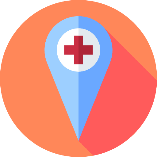 Placeholder red cross placeholder location pin icon Placeholder red cross placeholder location pin icon