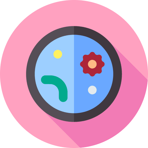Microorganisms laboratory equipment bacteria petri dish icon Microorganisms laboratory equipment bacteria petri dish icon