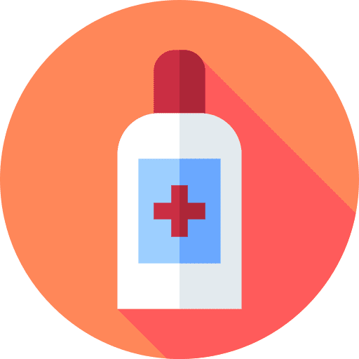 Disinfectant healthcare and medical bottle disinfectant icon Disinfectant healthcare and medical bottle disinfectant icon