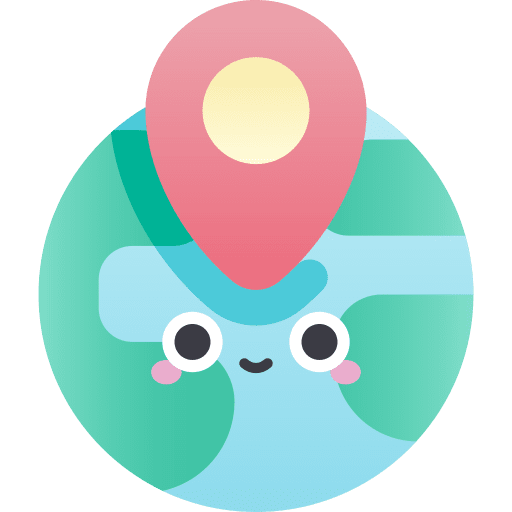 World region location travel icon