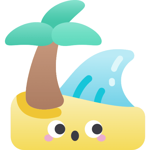 Beach vacation nature travel icon Beach vacation nature travel icon