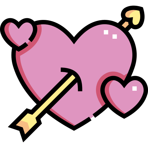 Love romantic cupid cupid bow icon