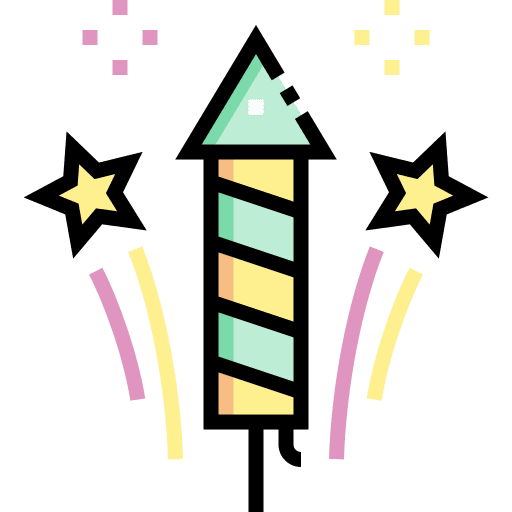 Fireworks firecracker light entertainment icon Fireworks firecracker light entertainment icon