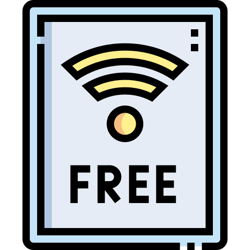 Free wifi transportation wifi signal symbol icon