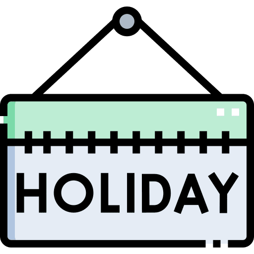 Holiday signaling signboard vacation icon Holiday signaling signboard vacation icon