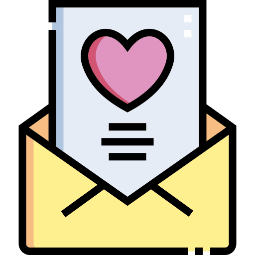 Love letter love letter message note icon Love letter love letter message note icon