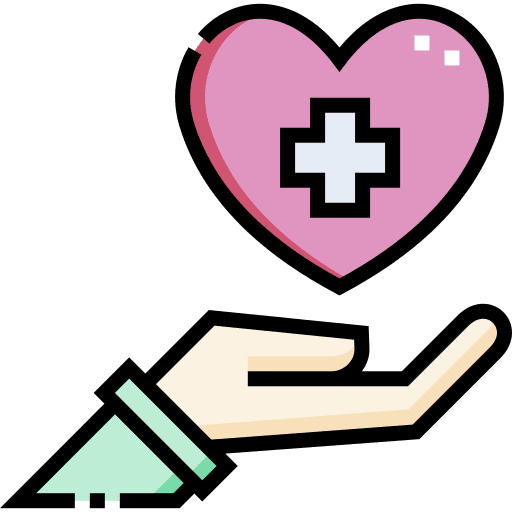 Health healthcare and medical hand donor icon Health healthcare and medical hand donor icon