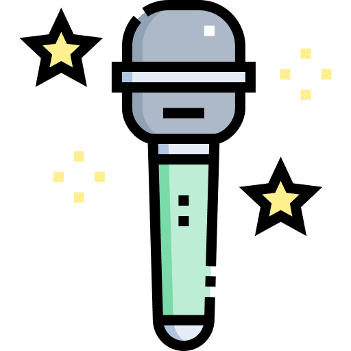 Karaoke concert speaker music icon Karaoke concert speaker music icon