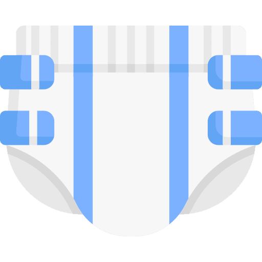 Diaper hygienic kid and baby infant icon Diaper hygienic kid and baby infant icon